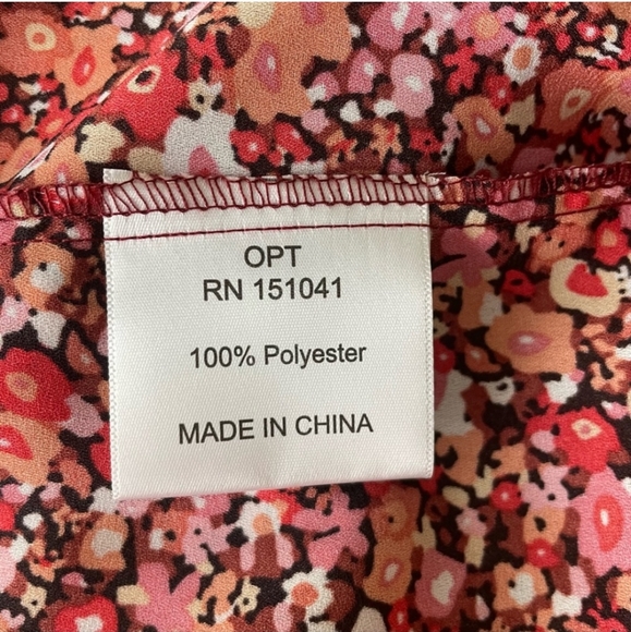 OPT NWT ANTHROPOLOGIE ONE PRETTY TIME POPPY FLORAL DRESS - Picture 7 of 8